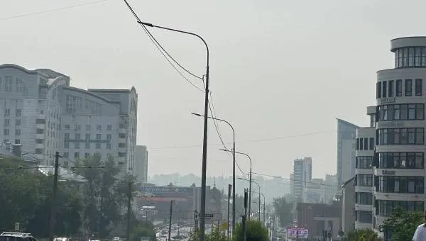 В Барнауле несколько дней держится густой смог. МЧС связывает задымление с природными пожарами в соседних регионах и утверждает, что угрозы для здоровья нет.