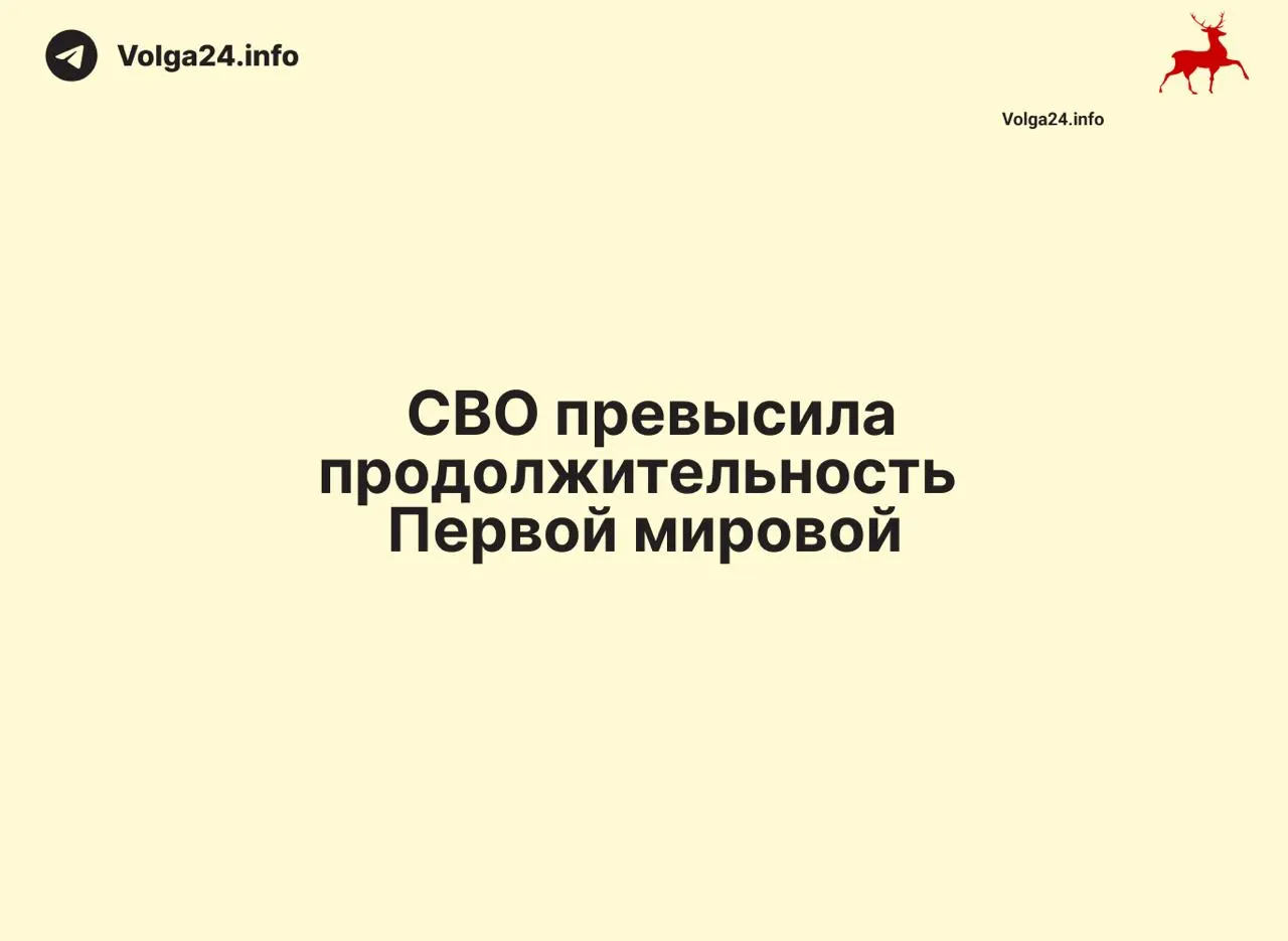 Российское военное вторжение в Украину, начавшееся 24 февраля 2022 года, к 11 июня 2026 года продолжалось 1569 дней — на день больше, чем Первая мировая война (1568 дней). Конфликт стал одним из самых затяжных в современной истории России.