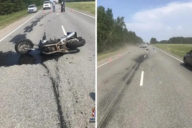 25 июня в Саргатском районе мотоциклист столкнулся с большегрузным автомобилем на региональной трассе — водитель мотоцикла скончался на месте, проводится проверка.