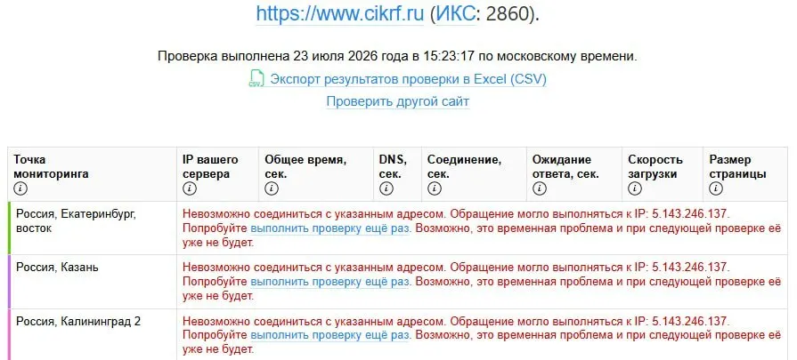 Сайт Центральной избирательной комиссии оказался недоступен для пользователей; сбой совпал по времени с публикацией деклараций кандидатов, в которых указаны очень высокие доходы некоторых депутатов.