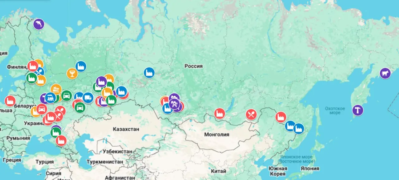Проект собрал интерактивную карту случаев остановки производств, массовых увольнений и невыплат заработной платы по всей стране; с начала 2026 года зафиксировано больше проблемных предприятий, чем за весь 2025 год.