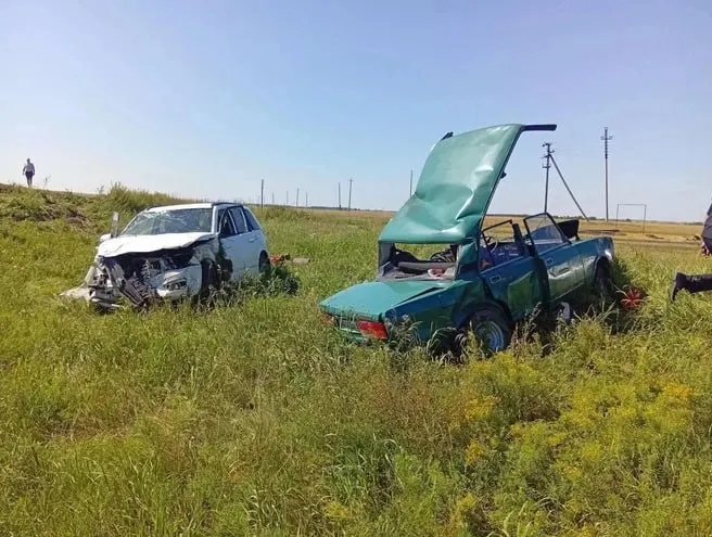 На омской трассе в Кормиловском районе столкнулись автомобили ВАЗ-2107 и Suzuki: погиб водитель, 8-летняя пассажирка госпитализирована, женщина в Suzuki получила медицинскую помощь.