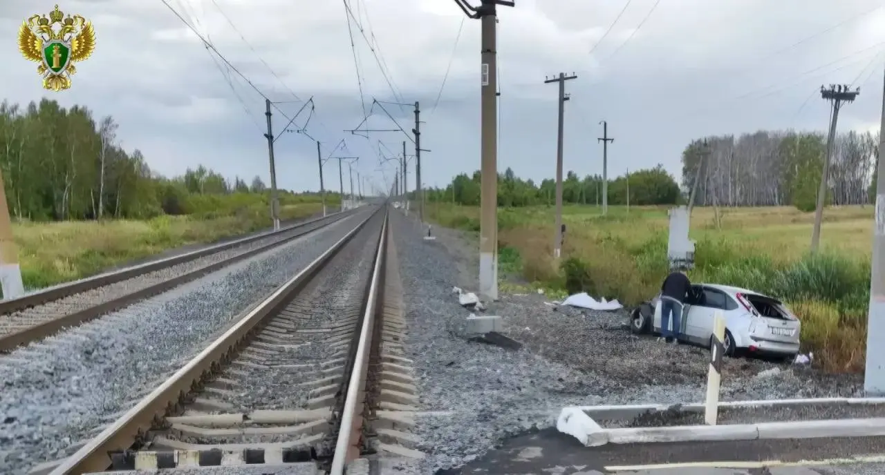 На регулируемом железнодорожном переезде между Фадиным и Стрелой произошло столкновение легкового автомобиля с грузовым поездом. На месте работают прокуратура и устанавливают обстоятельства.