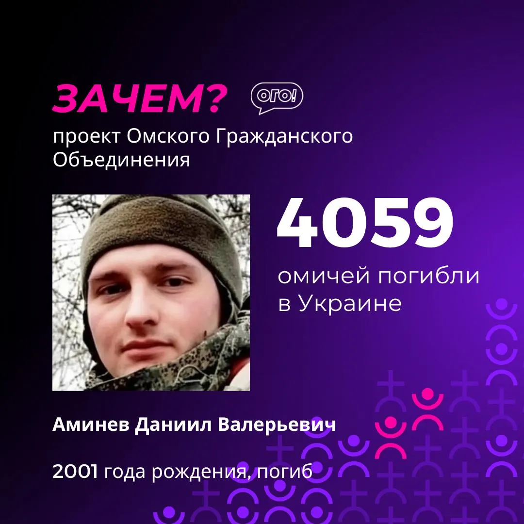 По данным мониторинга, в конфликте на Украине погибло 4068 омичей. Ниже приведён обновлённый перечень некоторых из них.