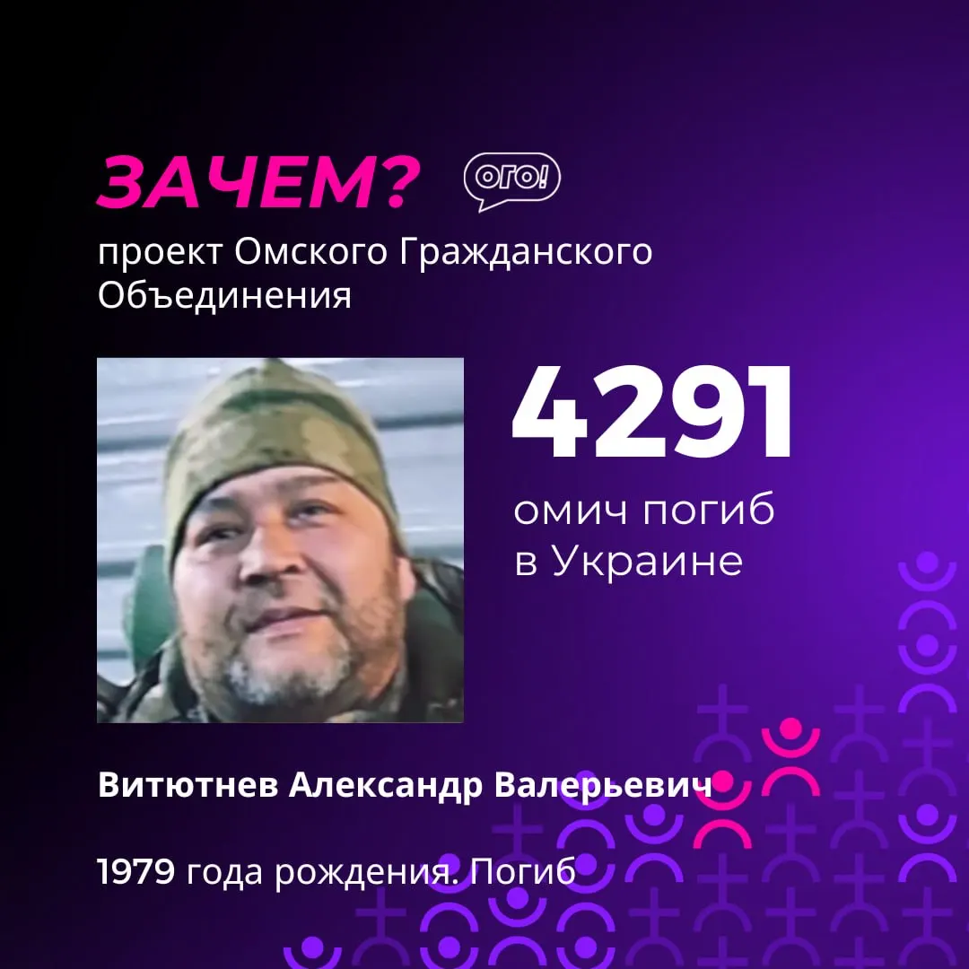 Сводка о погибших: жители Омска и Омской области погибли в ходе конфликта на Украине.